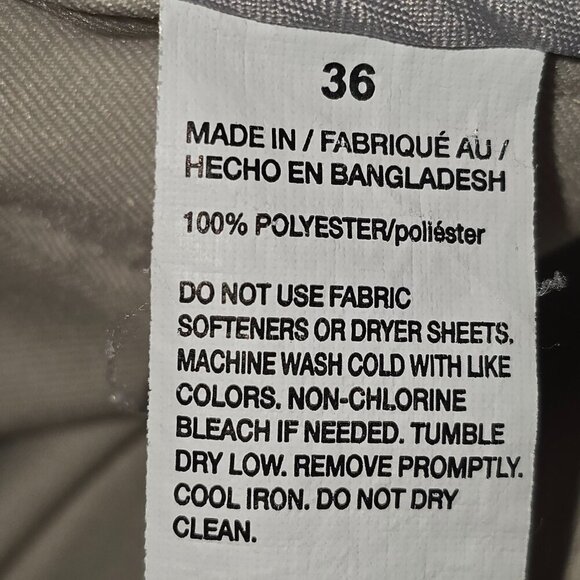 MENS PGA TOUR GOLF SHORTS KHAKI SIZE 36 EUC - Picture 3 of 7